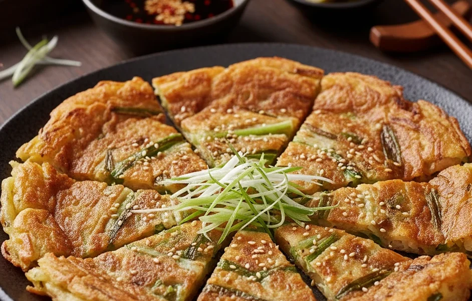 Korean Pancakes Pajeon Crispy Taste Comfort