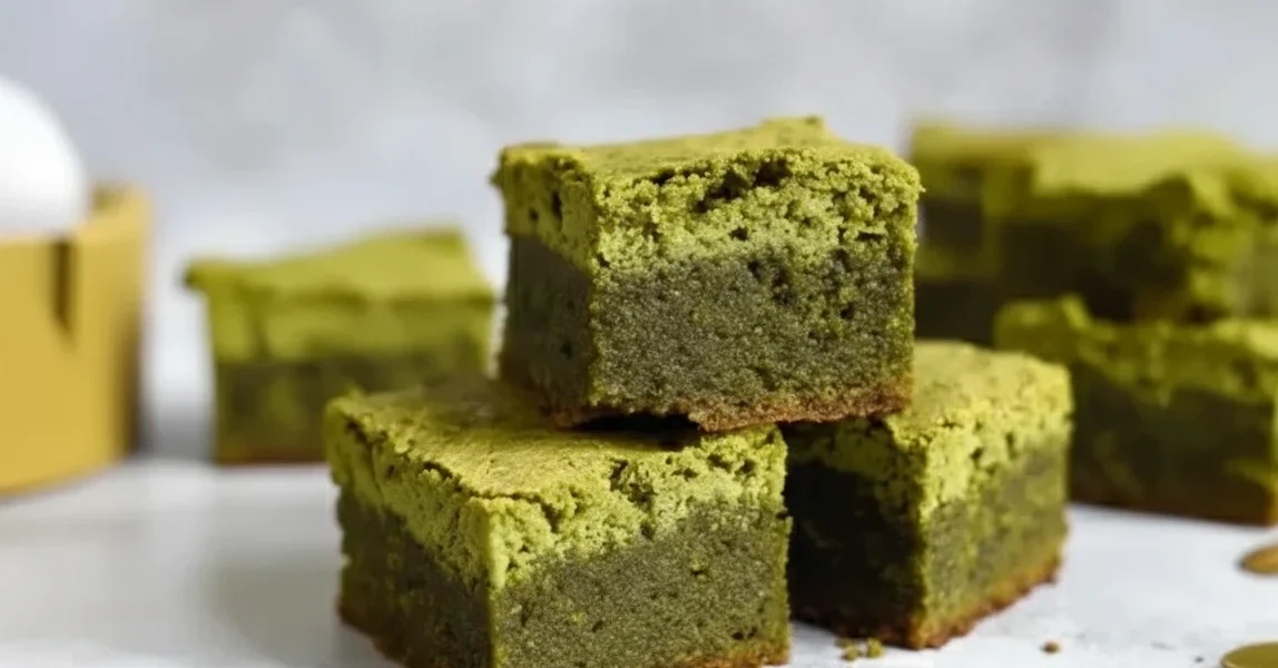 Matcha Brownies Cozy Twist Classic Treat