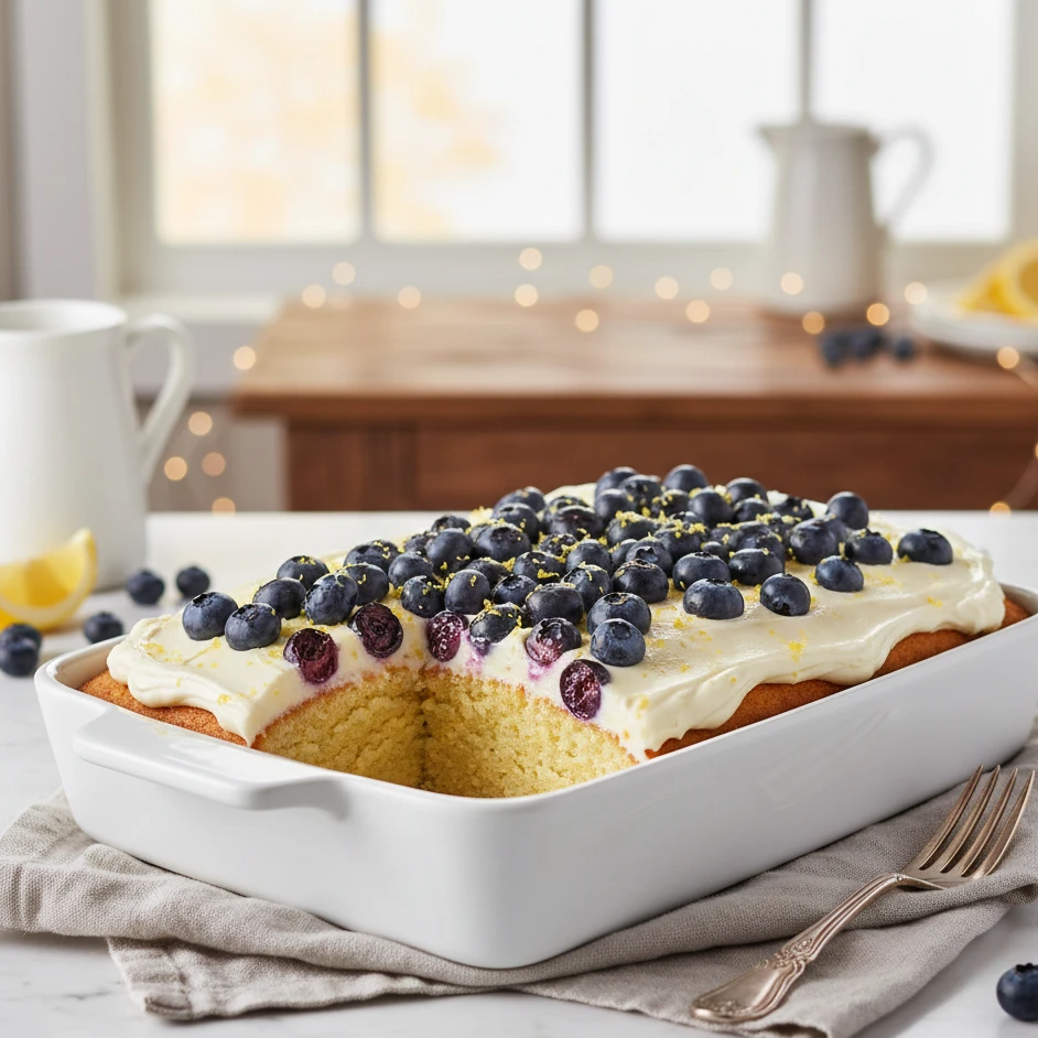 Pioneer Woman Blueberry Lemon Sheet Cake