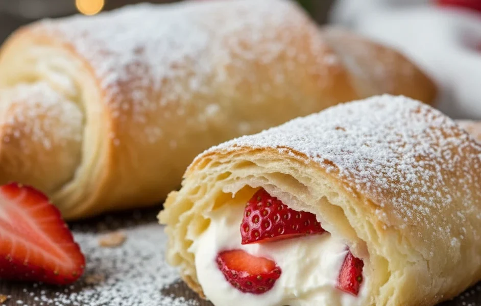 Strawberry Cheesecake Turnovers