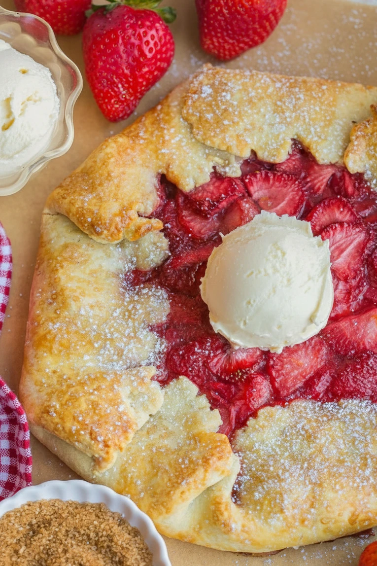 Strawberry Galette