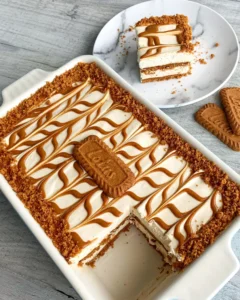 Biscoff Lasagne and a Biscoff Tiramisu