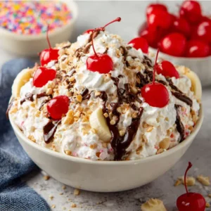 Banana Split Fluff Salad